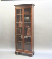 C19th Glazed Bookcase
