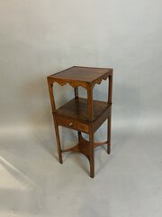 George III Mahogany Night Stand