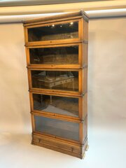 Globe Wernicke Oak Stacking Bookcase