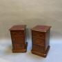 Pair Victorian Bedside Chest Of Drawers