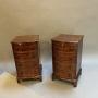 Pair Antique Mahogany Bedside Chests