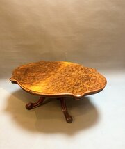 Victorian Burr Walnut Coffee Table