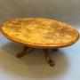 Victorian Oval Walnut Coffee Table