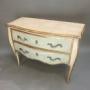 French Painted & Gilt Commode 