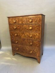 Rare Oak Country Chest Of Drawers