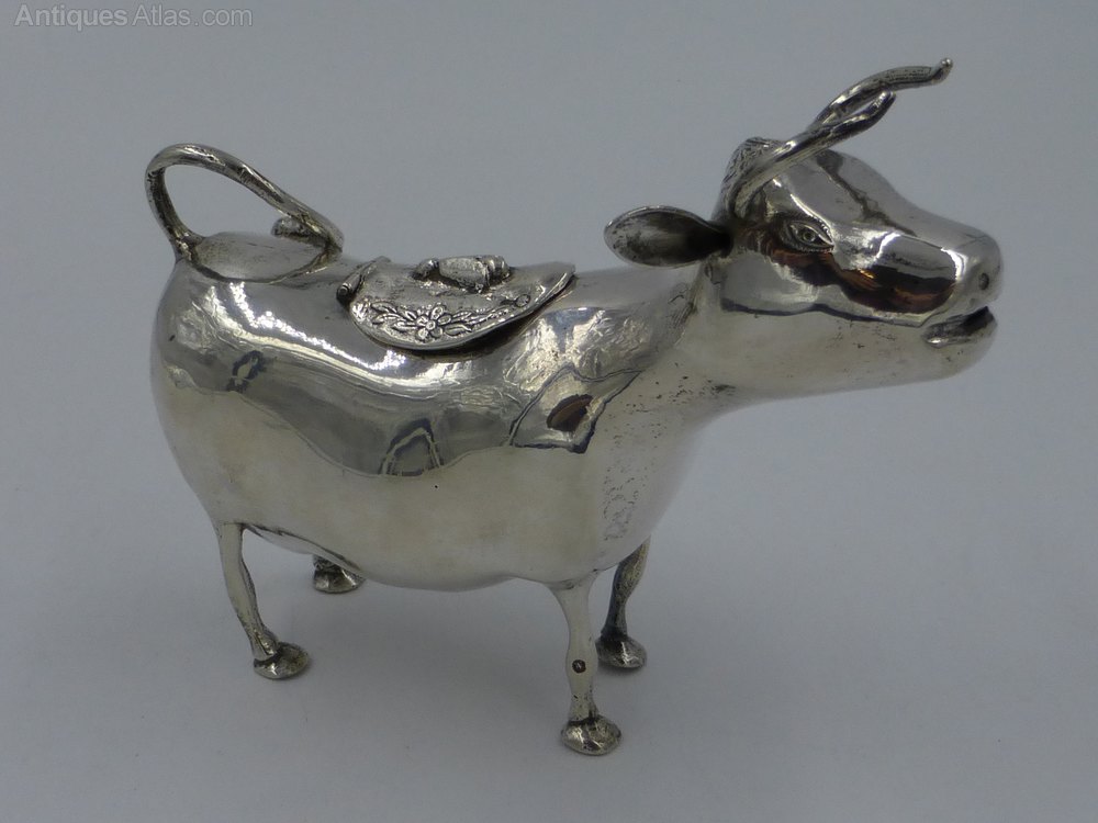 Antiques Atlas Antique Dutch Silver Cow Creamer.