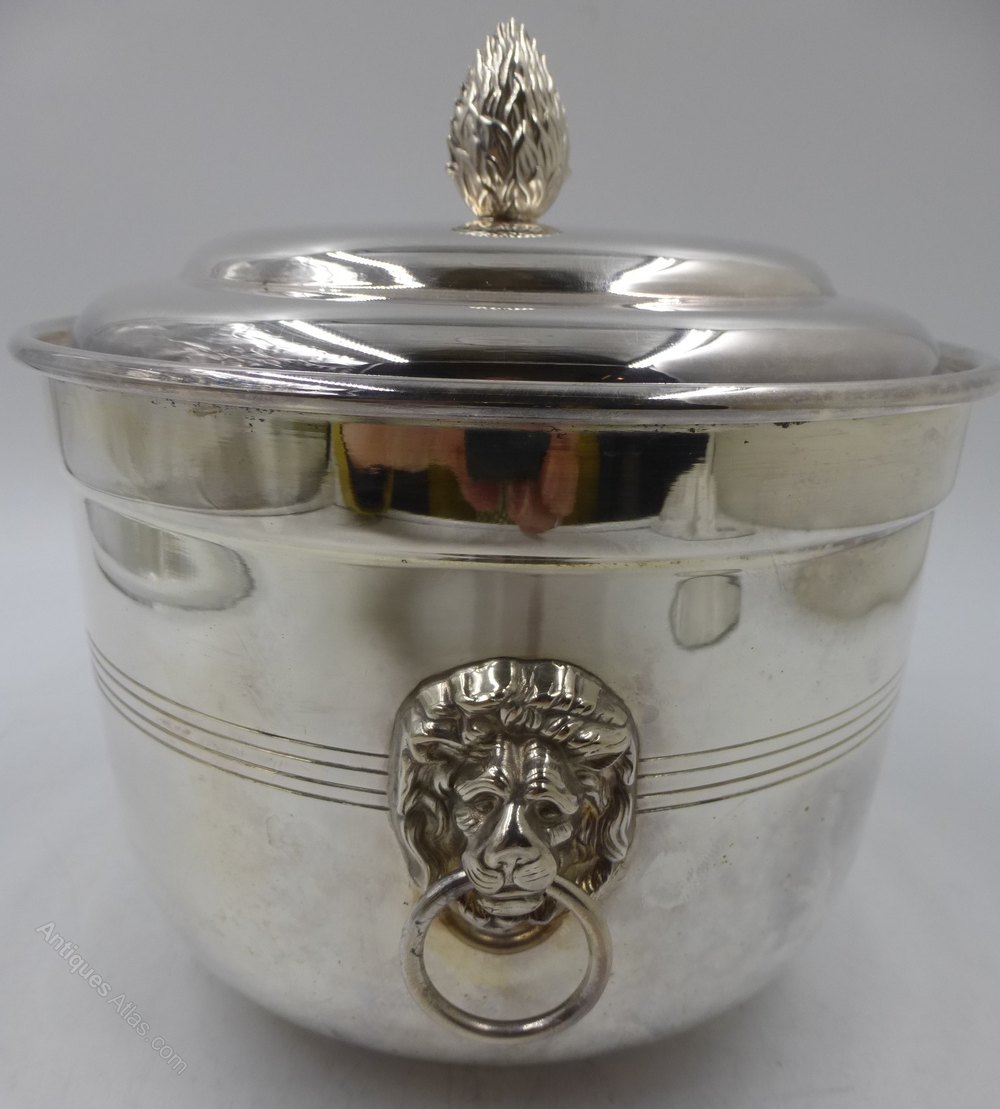 Antiques Atlas Silver Plated Ice Bucket. Circa 1950