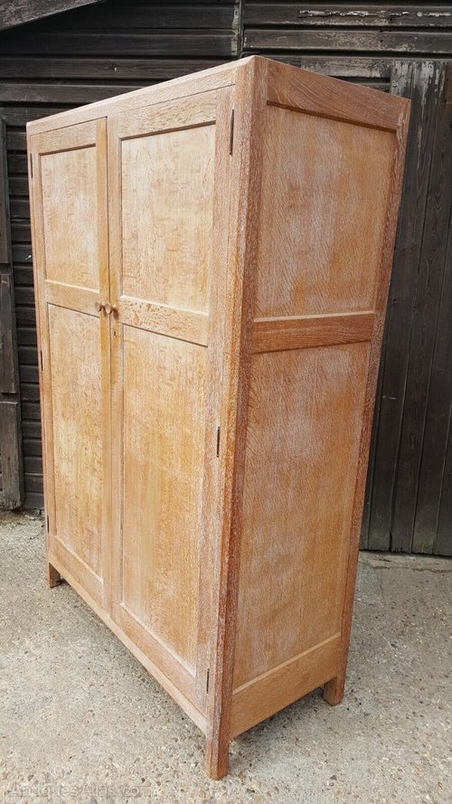 Heals Limed Oak Wardrobe Antiques Atlas