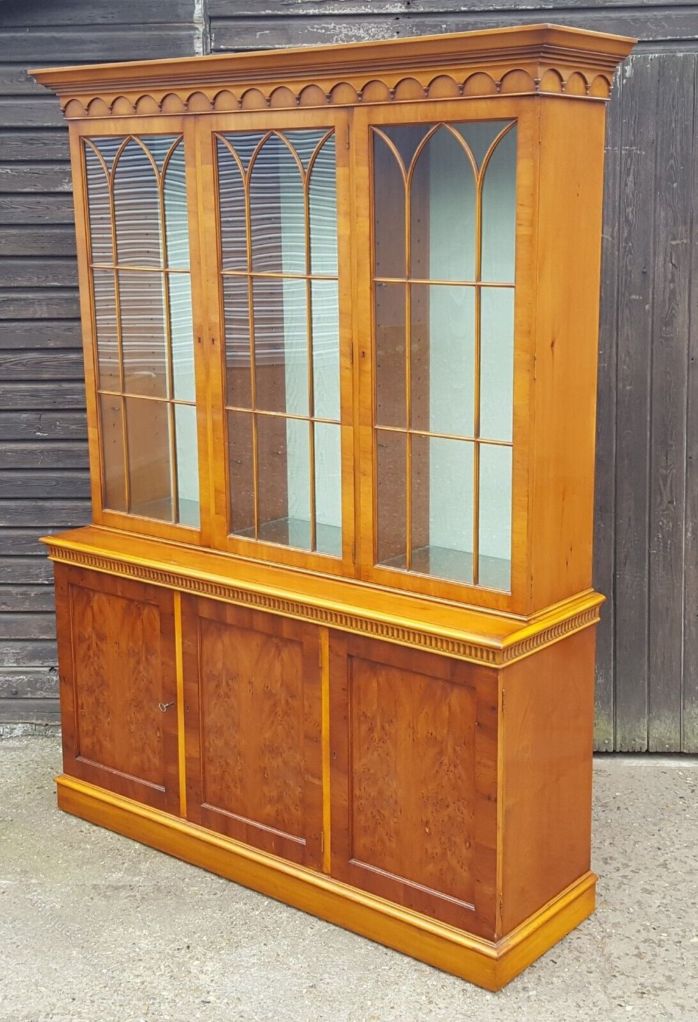 Antiques Atlas Regency Style Yew Wood Display