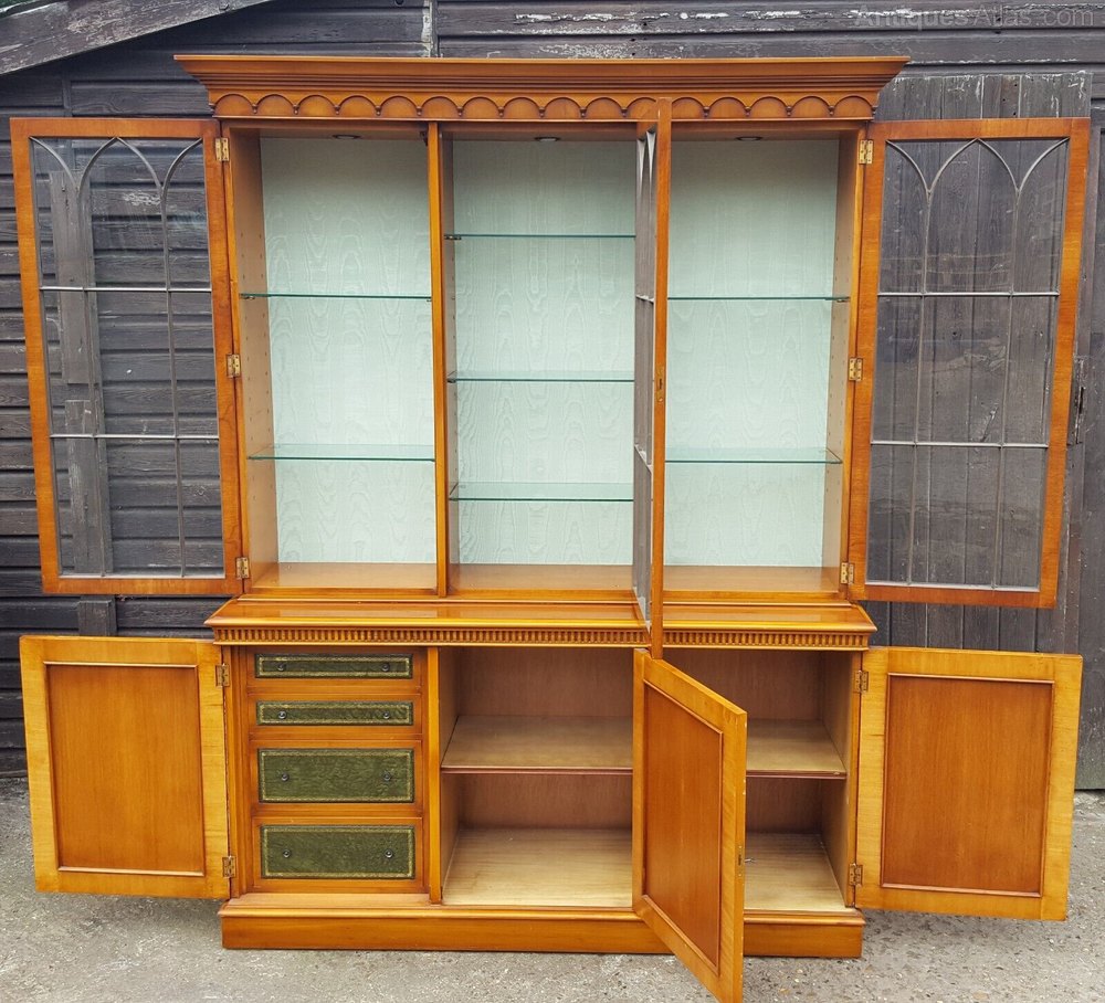 Antiques Atlas Regency Style Yew Wood Display