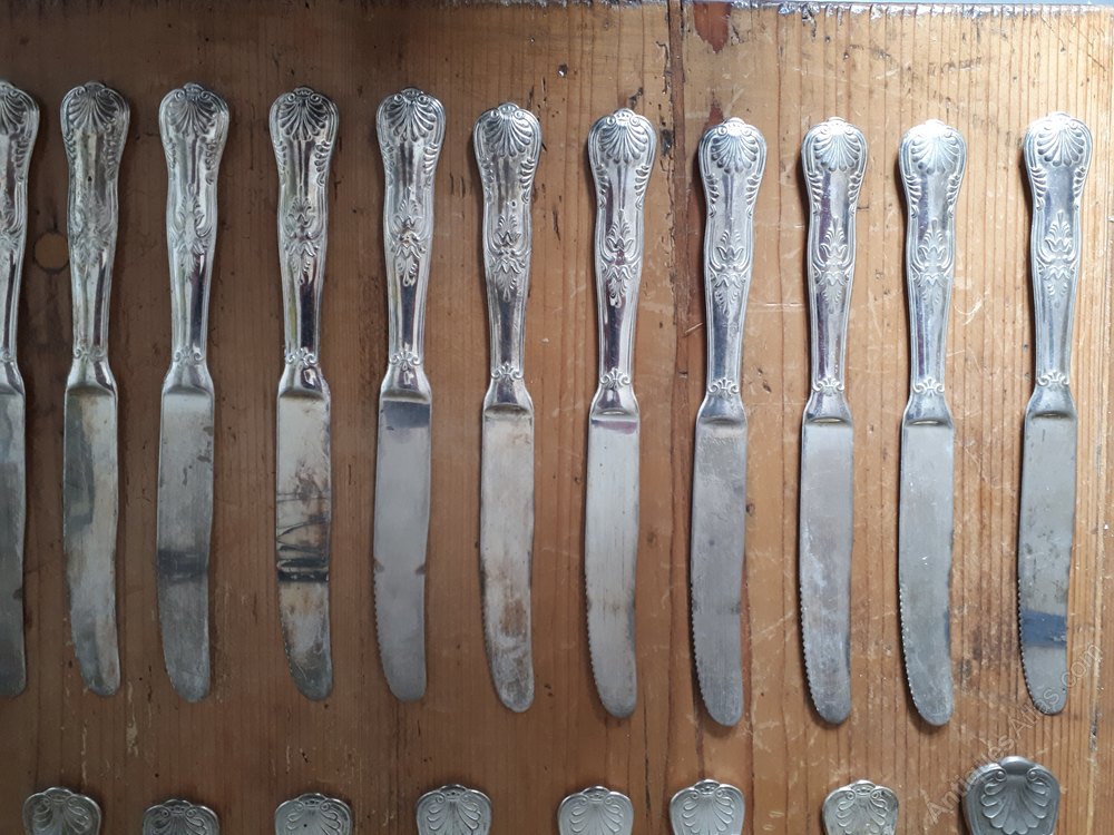 Antiques Atlas Antique French Silver Plate Cutlery 39 Pieces