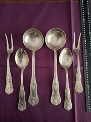 French Kings Pattern  Plated Cutlery 74 Pieces