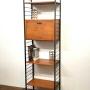 Mid-century Ladderax adjustable shelving