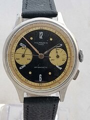 1950s Hermes Chronograph Wristwatch