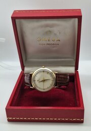 1958 Omega Automatic 9K Gold & Box