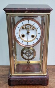 A Four Glass Mantel Clock