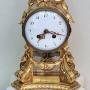 A Gilt & Marble Mantel Clock