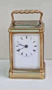 A Gorge Cased Striking Carriage Clock