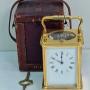 A Strike & Repeat Carriage Clock & Box