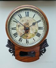 An Automaton Windmill Wall Clock