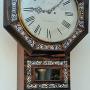 E Stringer, Stourbridge Twin Fusee Wall Clock