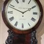George White London Fusee Wall Clock