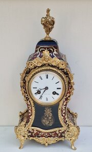 Leroy Of Paris Boulle Mantel Clock