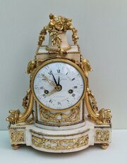 Louis Goret Paris Calendar Mantel Clock