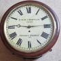 R Chaplin London Bridge Fusee Dial Wall Clock
