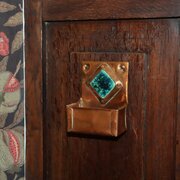  An Arts And Crafts Copper And Ruskin Card Holder