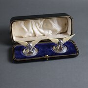 Pair Of Silver Knife Rests By James Dixon & Sons