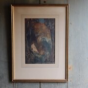 Watercolour. Nudes Bathing By George Hyde Pownal