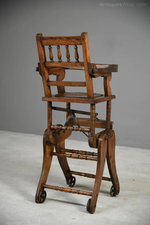 ANTIQUE EDWARDIAN HIGH CHAIR Antiques Atlas