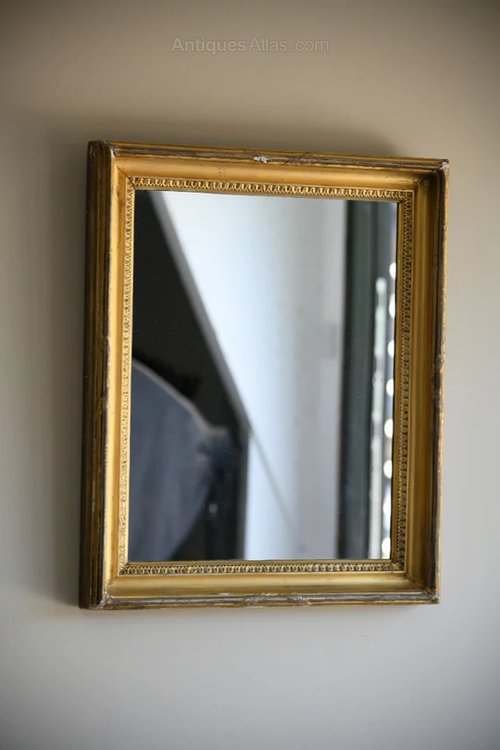 Antiques Atlas Antique Gilt Frame Mirror.