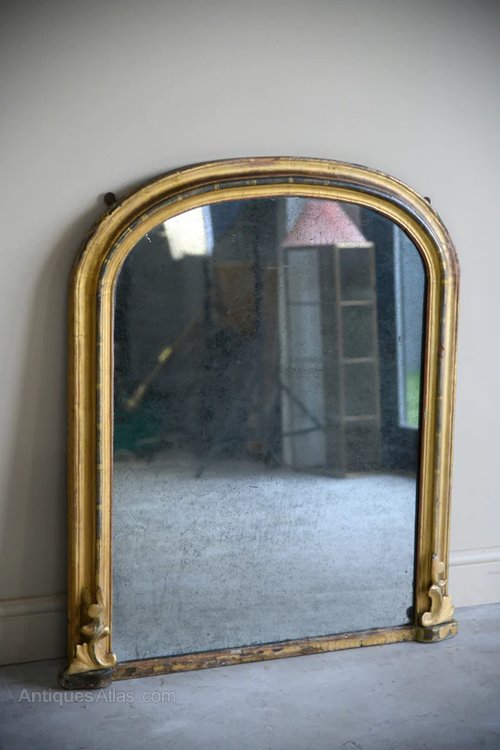 Antiques Atlas Antique Gilt Overmantle Mirror