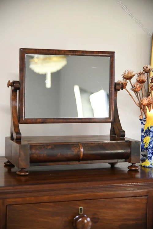 Antiques Atlas Antique Mahogany Toilet Mirror.