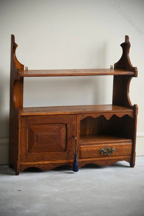 Antique Oak Wall Shelf Antiques Atlas