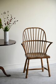 Antique Ash  Elm Vernacular Stick Back Chair