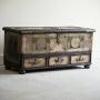 Antique Brass & Padouk Zanzibar Chest