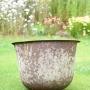 Antique Cast Iron Cauldron Boiler Planter
