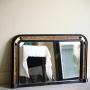 Antique Ebonised Overmantle Mirror