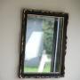 Antique Ebonised Wall Mirror