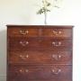 Antique Georgian Oak Chest of Drawers