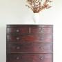 Antique Mahogany Bow Front Chest of Drawers