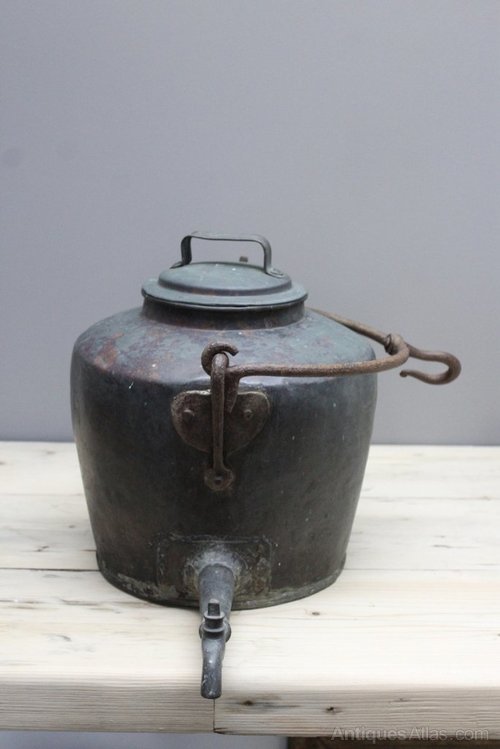 Antiques Atlas Antique Open Fire Copper Kettle