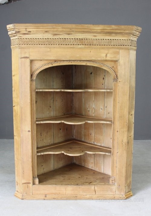 Antique Pine Hanging Corner Cupboard Antiques Atlas