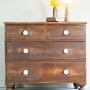 Antique Scumbled Pine Chest of Drawers