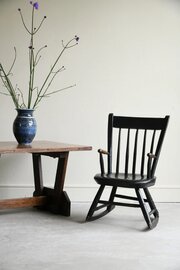 Antique Stained Childs Chair