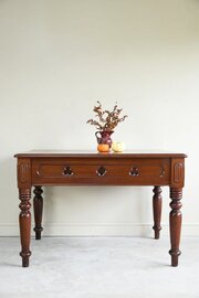 Antique Victorian Library Table