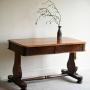 Antique Victorian Mahogany Library Table